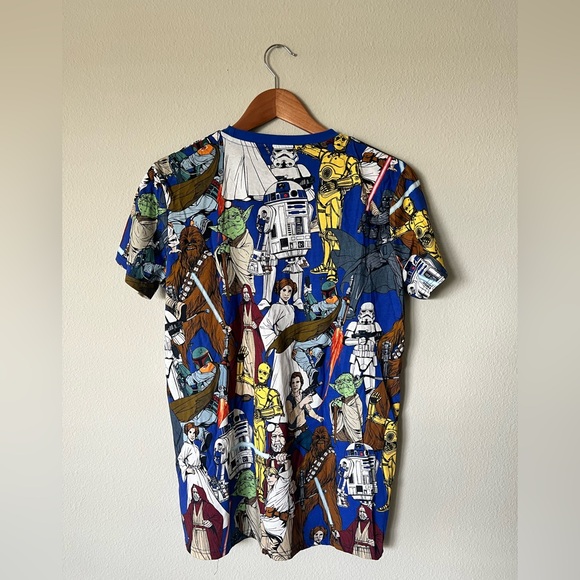 Cakeworthy Star Wars T-Shirt | All Over Print Graphic Tee | Unisex Size M 🪐 - Picture 6 of 6